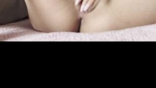 Watch this hot Mexican beauty masturbate with her dildo. Don't miss it!