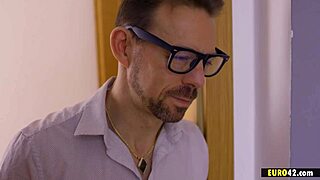 Does this cute brunette lady get fucked by her kinky stepdaddy?