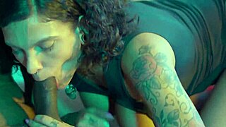 hot girl with big ass passionately gives intense footjob, feeling every toe