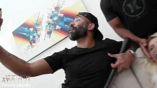 Nympho Kyra Takes Baseball Bat in Ass Before Five Big Cocks Treat Her with Enemas