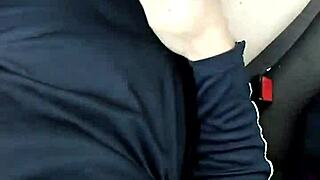 Amber's Blowjob In The Truck, With Cum In Mouth