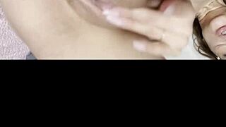 Watch this hot Mexican beauty masturbate with her dildo. Don't miss it!