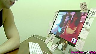 hot sex with cum thirsty brunette slut jessica valentina