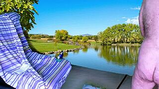 Bold Outdoor Sex Barbeque with Agarabas and Olpr, Featuring Gaping and Creampie.