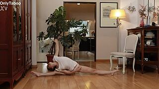 cute nicole murkovski, you love naked stretching?