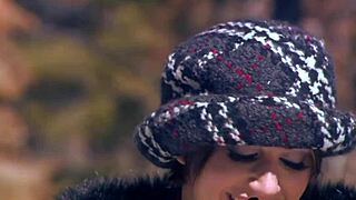 Busty Amateur Enjoys The Doggystyle Position In The Mountains