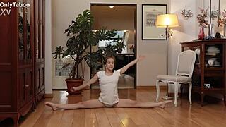 cute nicole murkovski, you love naked stretching?