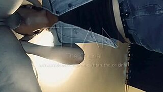 Ella lost the bet, so I get a deep throat blowjob from her