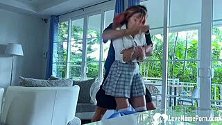 I tied up my student neighbor in the bathtub after she snuck in for teasing