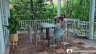 I tied up my student neighbor in the bathtub after she snuck in for teasing