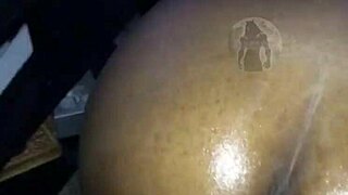 Cheating lesbian with nice ass and wet pussy gets hard fucking by big black cock and creampie