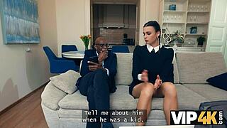 Lispy Wednesday Sucks Daddy's Cock Like His Bitch!