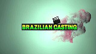 Bold Latina pornstar Mel Albuquerque gets muff dived and fucked hard by actor Pitoco in Brazilian casting