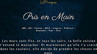 Taken in Hand by the Neighbor - French MILF Neighbor Audio Porn