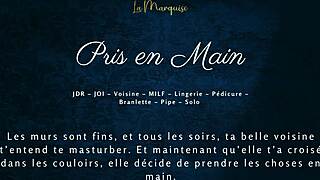 Taken in Hand by the Neighbor - French MILF Neighbor Audio Porn