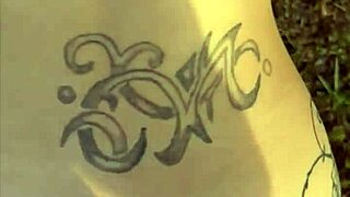 Wow, skinny young 18+ streetwalker gets fucked behind pick-up truck, kneels and takes load in mouth!