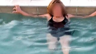 Beautiful Stepmom Exposes Tits Publicly At Pool