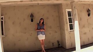 Erena sasamiya and her long-distance lover have outdoor sex