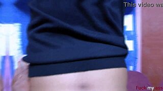 Extreme anal orgasm of cute girl face down. Giant cock didn't fit!