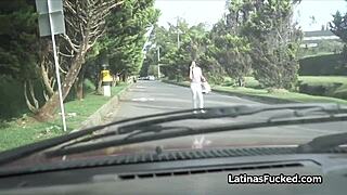 true latina next door gets cocked on casting