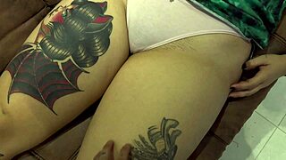 dios mio, my mother-in-law's swollen pussy looks so tempting