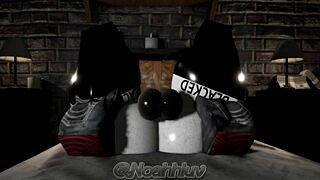 Straight hung thug blackens goth yt-boi bussy for the first time