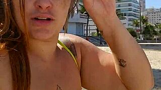 i can't stop the guys from staring at me on the beach