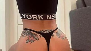 Hot college girl demonstrates unique yoga positions