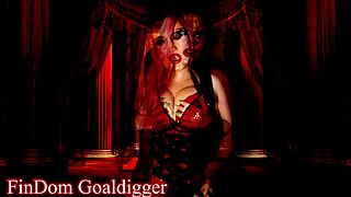 Jessica Rabbit Cosplay Mistress Teases with Findom Voice for Financial Goals