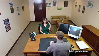 hot housewife getting seduced by principal