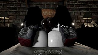 Straight hung thug blackens goth yt-boi bussy for the first time