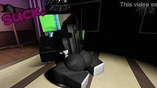 Big booty latina gets bbc in roblox 😏