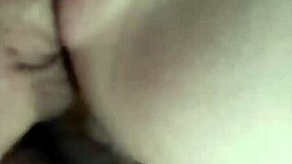 black sock cum shot on housewife pussy