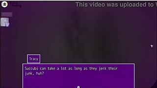 Katalyst commands Tracy to sit on her face in femdom style.