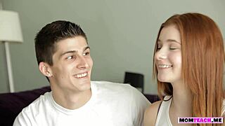 Milf And Teen 18+ Give A Double Blowjob