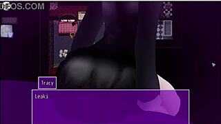 Katalyst commands Tracy to sit on her face in femdom style.