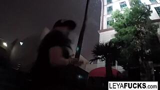 Woman Escapes Snowy Streets For Warmth