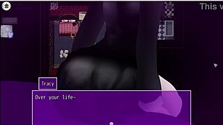 Katalyst commands Tracy to sit on her face in femdom style.