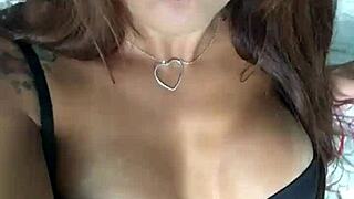 Izabela, the goddess shemale, explores her desires