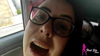 I Showed My Ass On The Street And The Delivery Guy Sucked Me Off In The Car