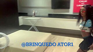 Hotel Maid Latine Jolls Fucks Guest and Makes Mess in Room