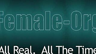 Waking up horny, she masturbates with vibrator to intense orgasm