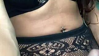 Izabela, the goddess shemale, explores her desires