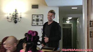 those tattooed punk babes are having fun backstage