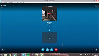 Busty girlfriend gets dirty on skype!