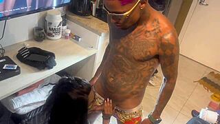 Hotel Maid Latine Jolls Fucks Guest and Makes Mess in Room