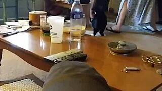 cute little 18+ blonde lotions up in front of me, acting like a total whore