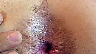check out this heart anal plug stretching and gaping my ass wide open