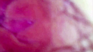 Real pussy orgasm contractions filmed inside pussy