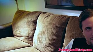 What if your ginger girlfriend gets cuckqueaned while tied up?